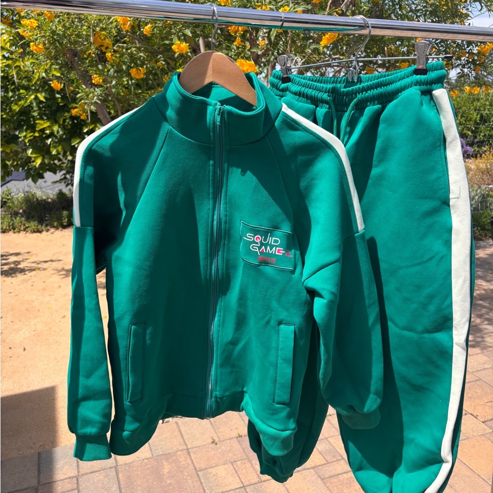 Green Squid Game Tracksuit Set